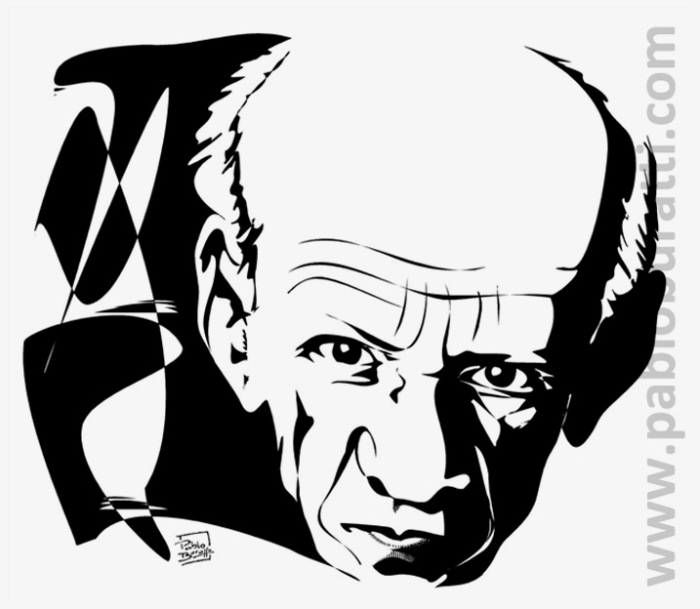 pablo-picasso_caricatura